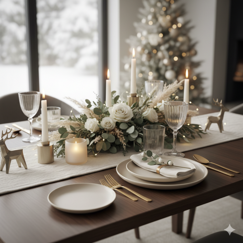 arredo tavola natale 202