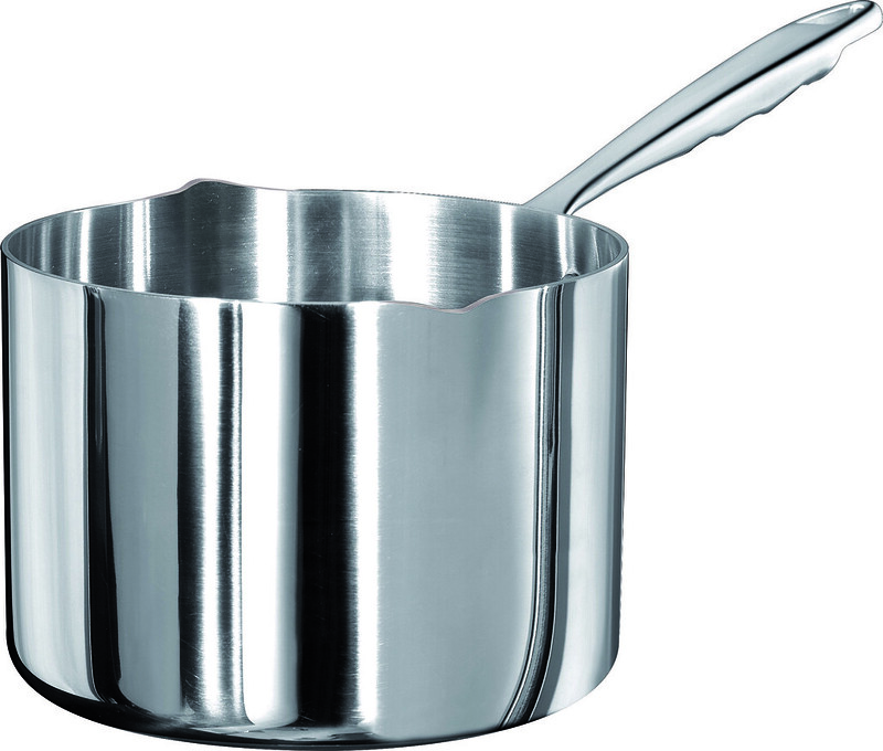 ALUINOX Casseruola alta 2 beccucci 1 manico ø14cm