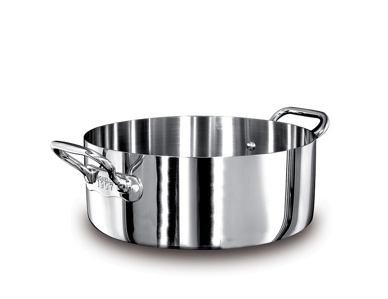 ALUINOX Casseruola bassa 2 maniglie ø24cm