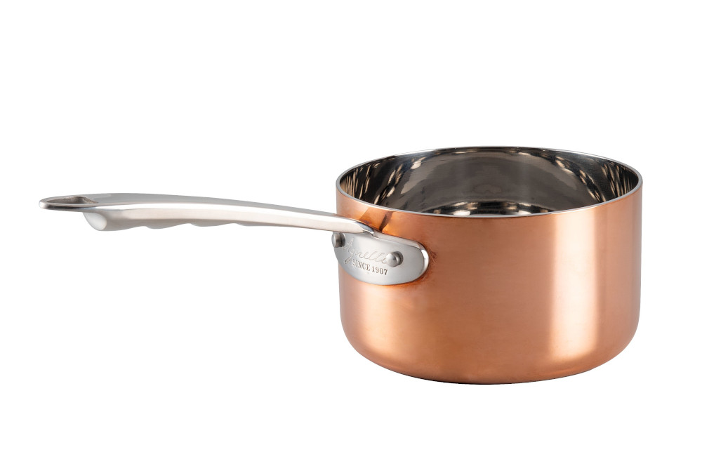 COPPER4 Casseruola alta 1 manico ø16cm