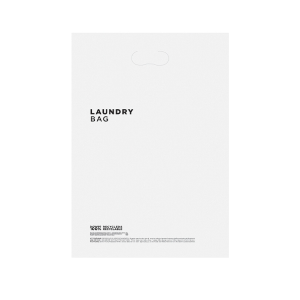 SACCHETTO BIANCHERIA FORI PE BIANCO 40X60 CM