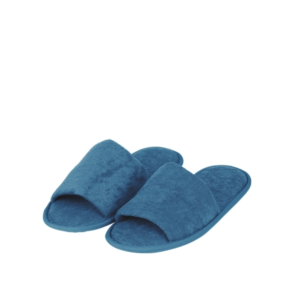 CIABATTA LUXURY SPUGNA APERTA BLU