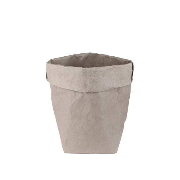 CESTINO GETTACARTA CELLULOSA LAVABILE H30 GRIGIO