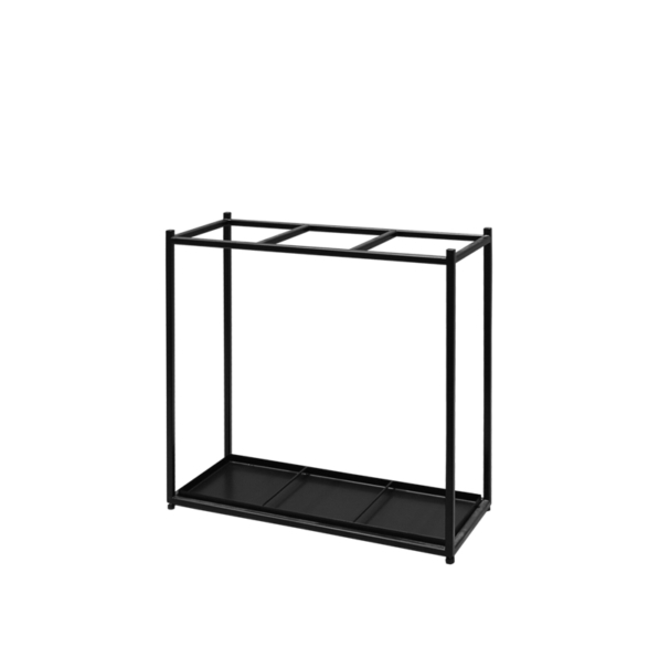 PORTAOMBRELLI 3 SCOMPARTI PER ESTERNO NERO