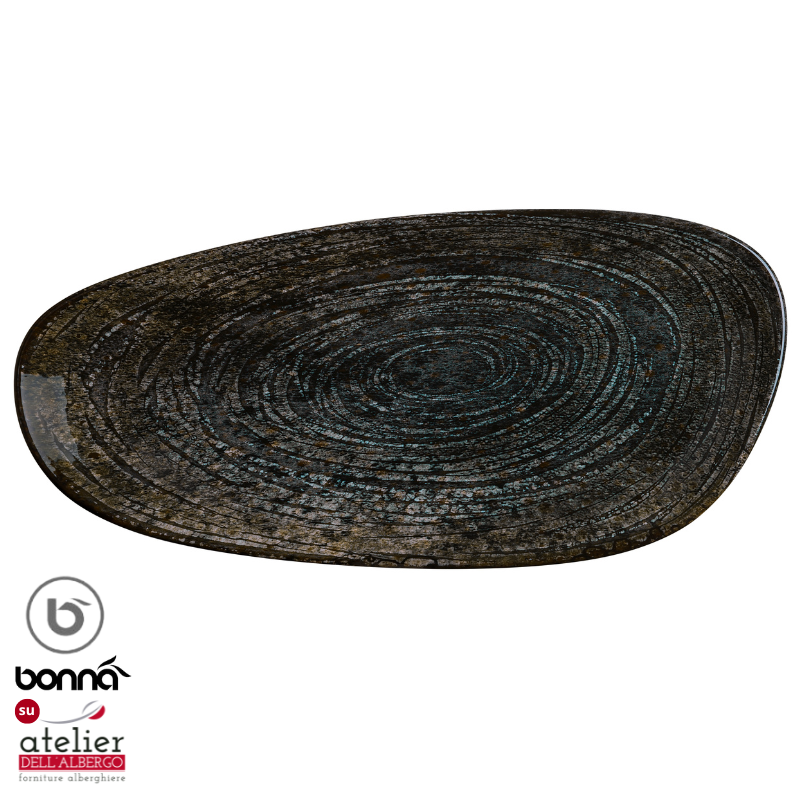 FREYA WOOD Piatto rettangolare 36cm