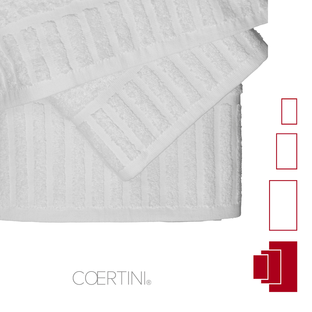 RAPALLO Tris spugna 480g/mq bianco