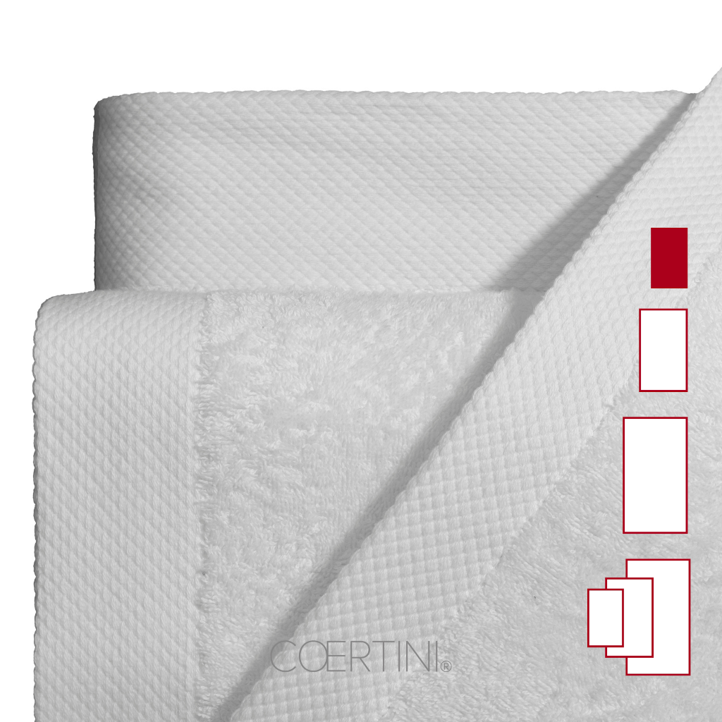 BELLAGIO Ospite 40x60 550g/mq bianco