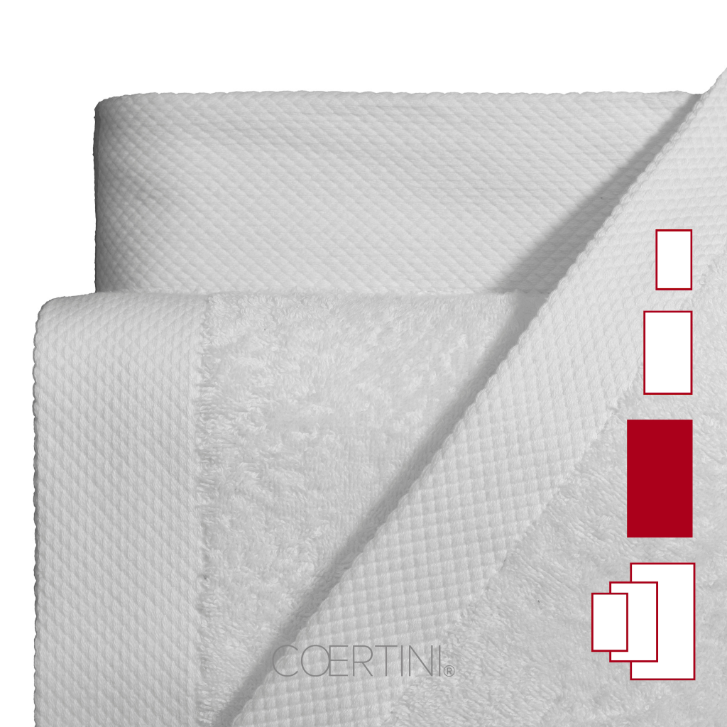 BELLAGIO Telo doccia 100x150 550g/mq bianco