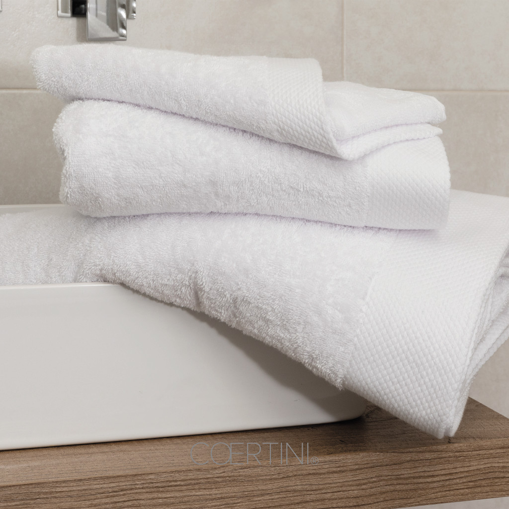 BELLAGIO Tris spugna 550g/mq bianco