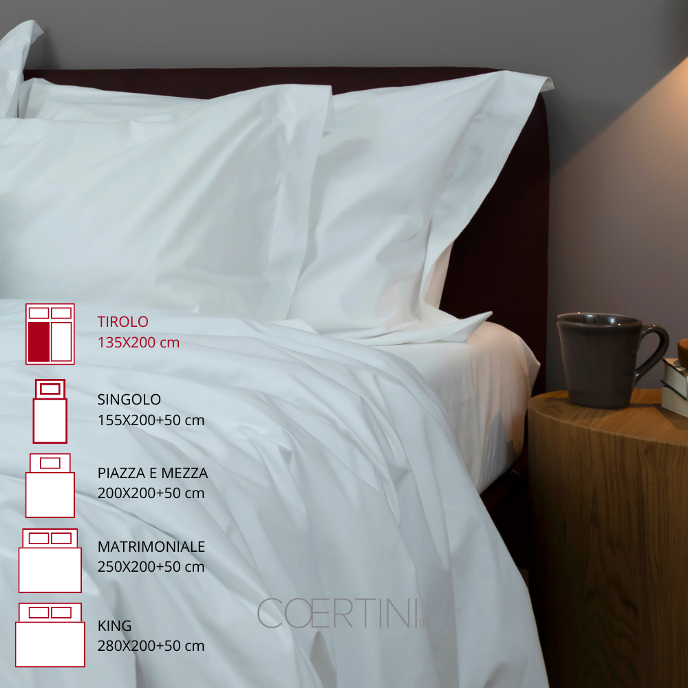 MILANO Copripiumino TIROLO patella 135x200