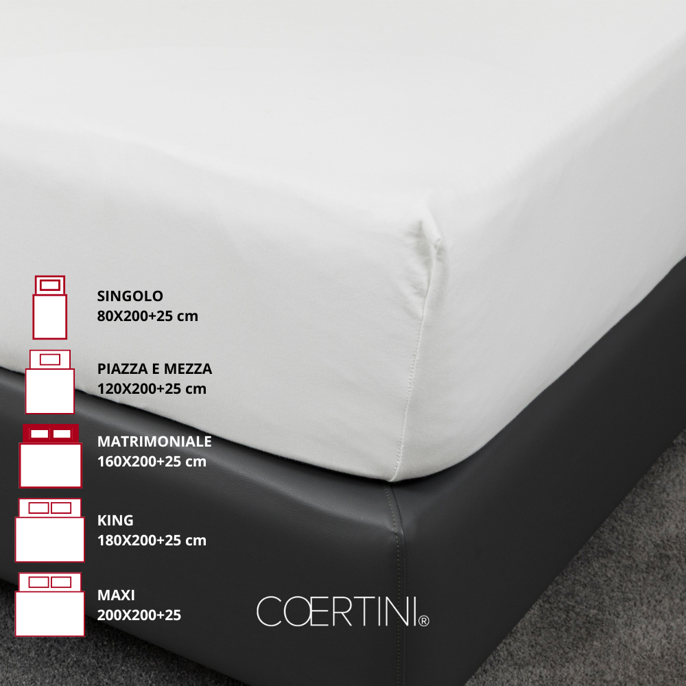 ANDALO Lenzuolo elasticizzato angoli MATRIMONIALE