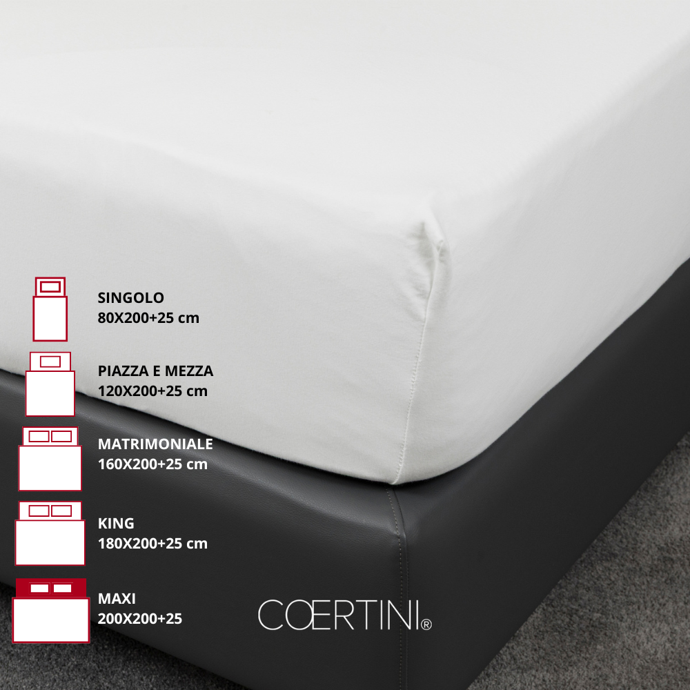 ANDALO Lenzuolo elasticizzato angoli MAXI