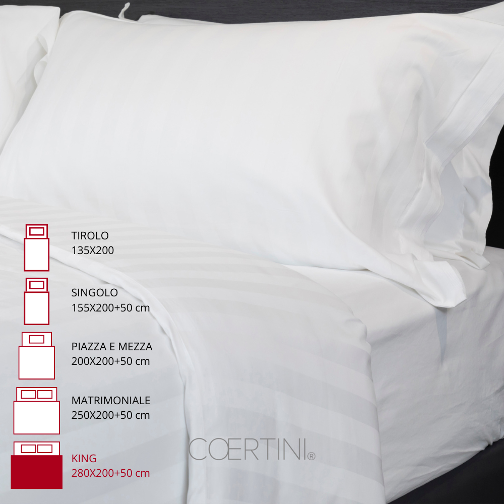 MONACO Copripiumino KING RIGA 280x200+50