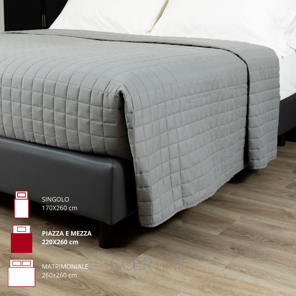 TAORMINA Trapuntino PIAZZA E MEZZA 100g/mq STONE