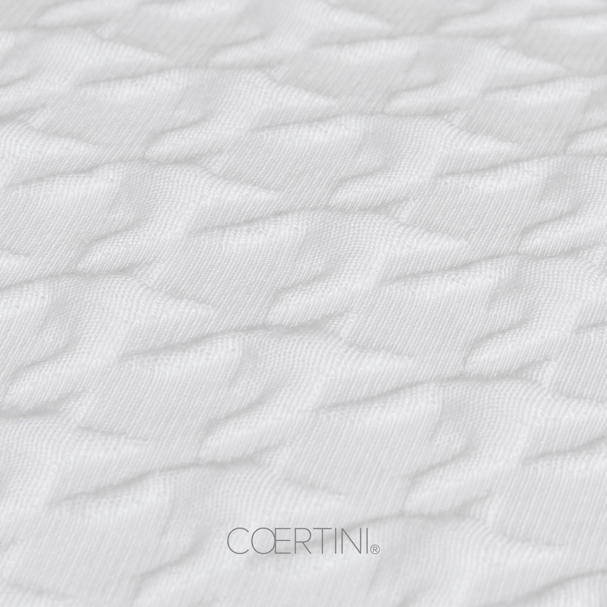 PIED DE POULE Copripiumino king BIANCO