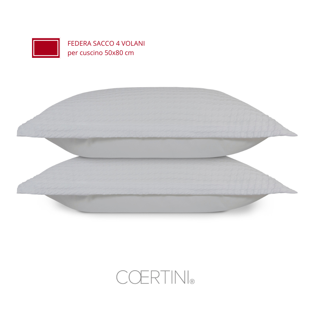 PIED DE POULE Federa 4 volani 50x80 GRIGIO