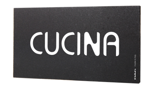 Pittogramma CUCINA 8x15 cm da parete