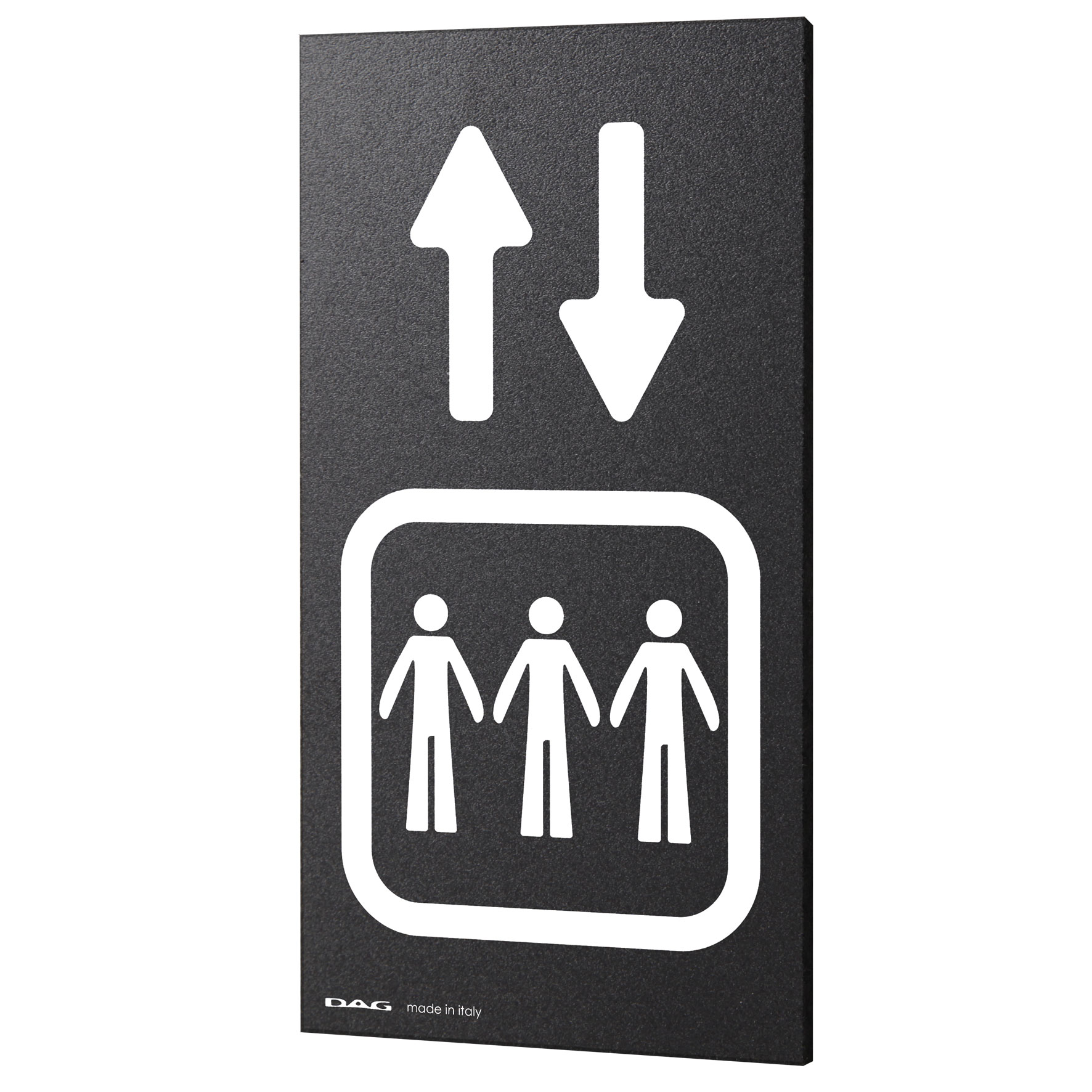 Pittogramma ASCENSORE 8x15 cm da parete