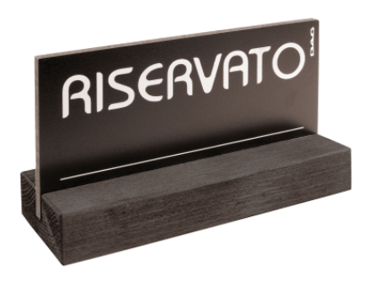 Pittogramma RISERVATO 8x15 cm da appoggio