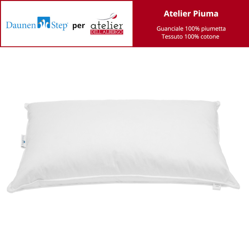 Cuscino ATELIER PIUMA, 100% piumetta 100% cotone