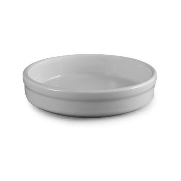 Coppetta Ceramica CREMA CATALANA 12x2,7cm bianco