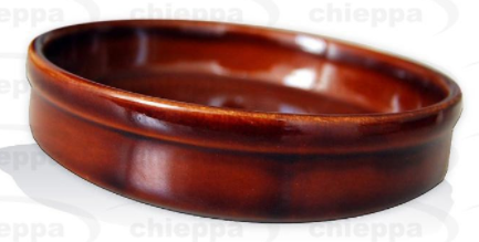Coppetta Ceramica CREMA CATALANA 14x3cm cognac