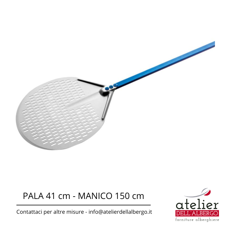 AZZURRA Pala pizza tonda forata 41-150 cm