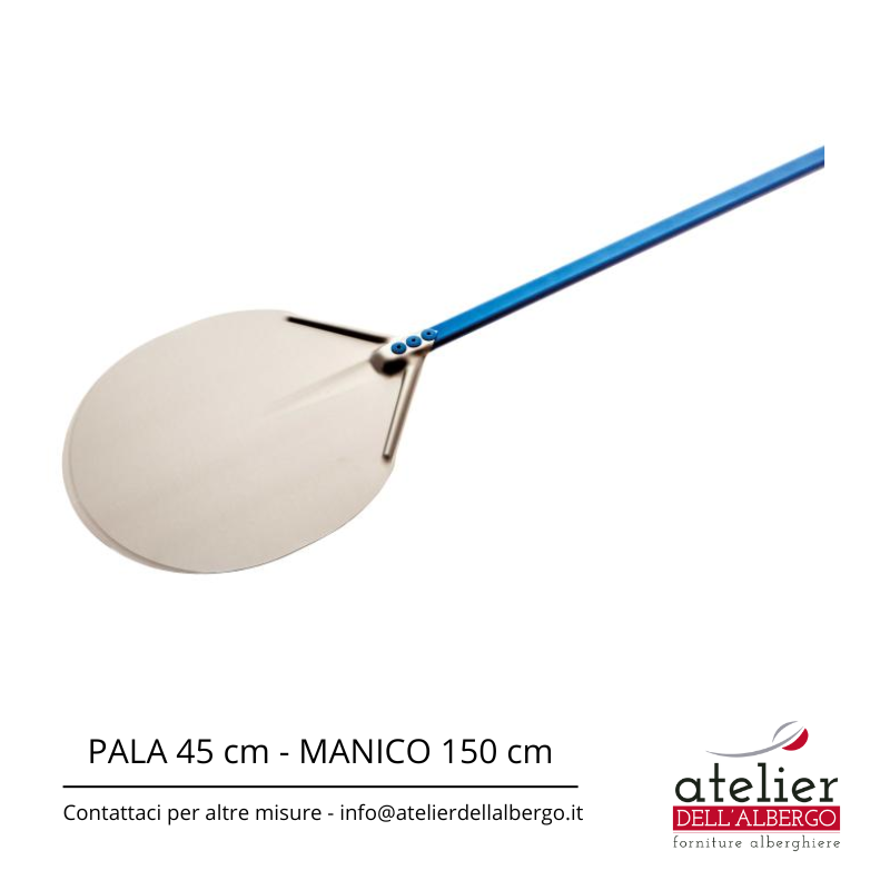 AZZURRA Pala pizza tonda piena 45-150 cm