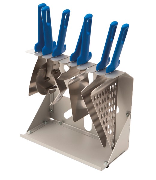 Porta accessori da banco pizzeria GiMetal