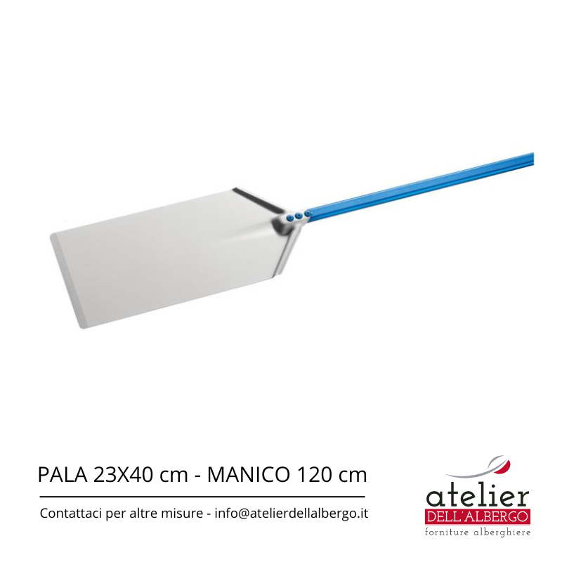 AZZURRA Pala per pinsa romana piena 23x40-120 cm