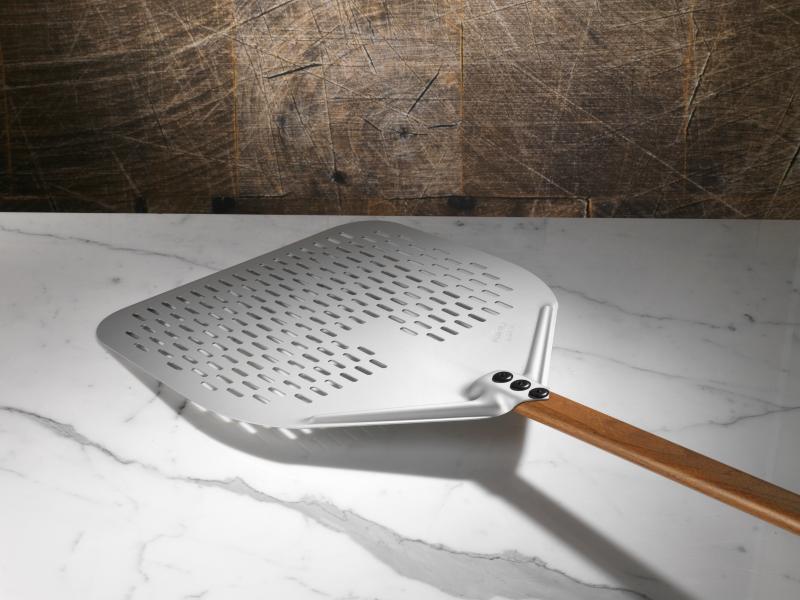 WOOD TECH Pala pizza rettangolare forata 33-150 cm