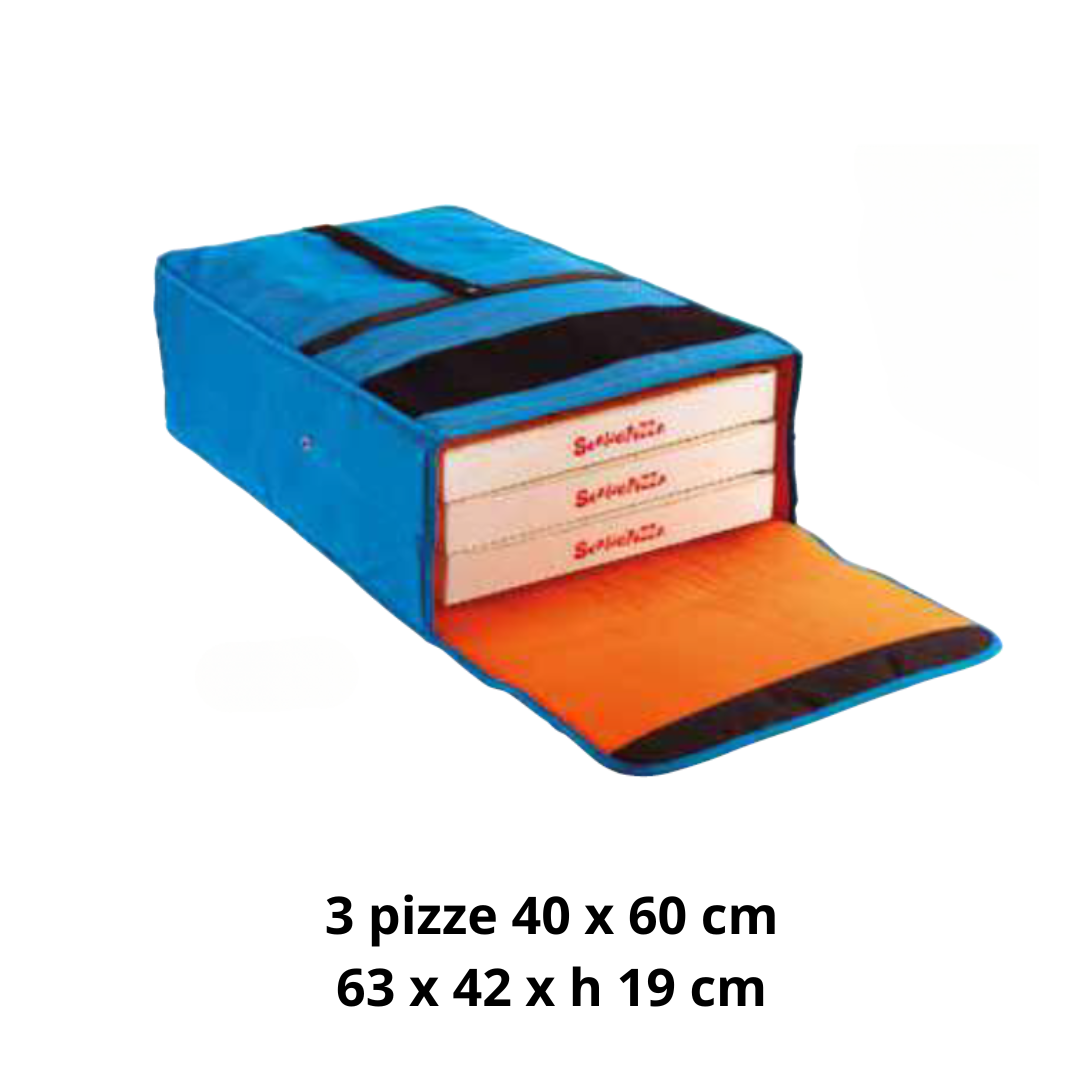 Borsa termica pizza delivery 3 x 40x60cm
