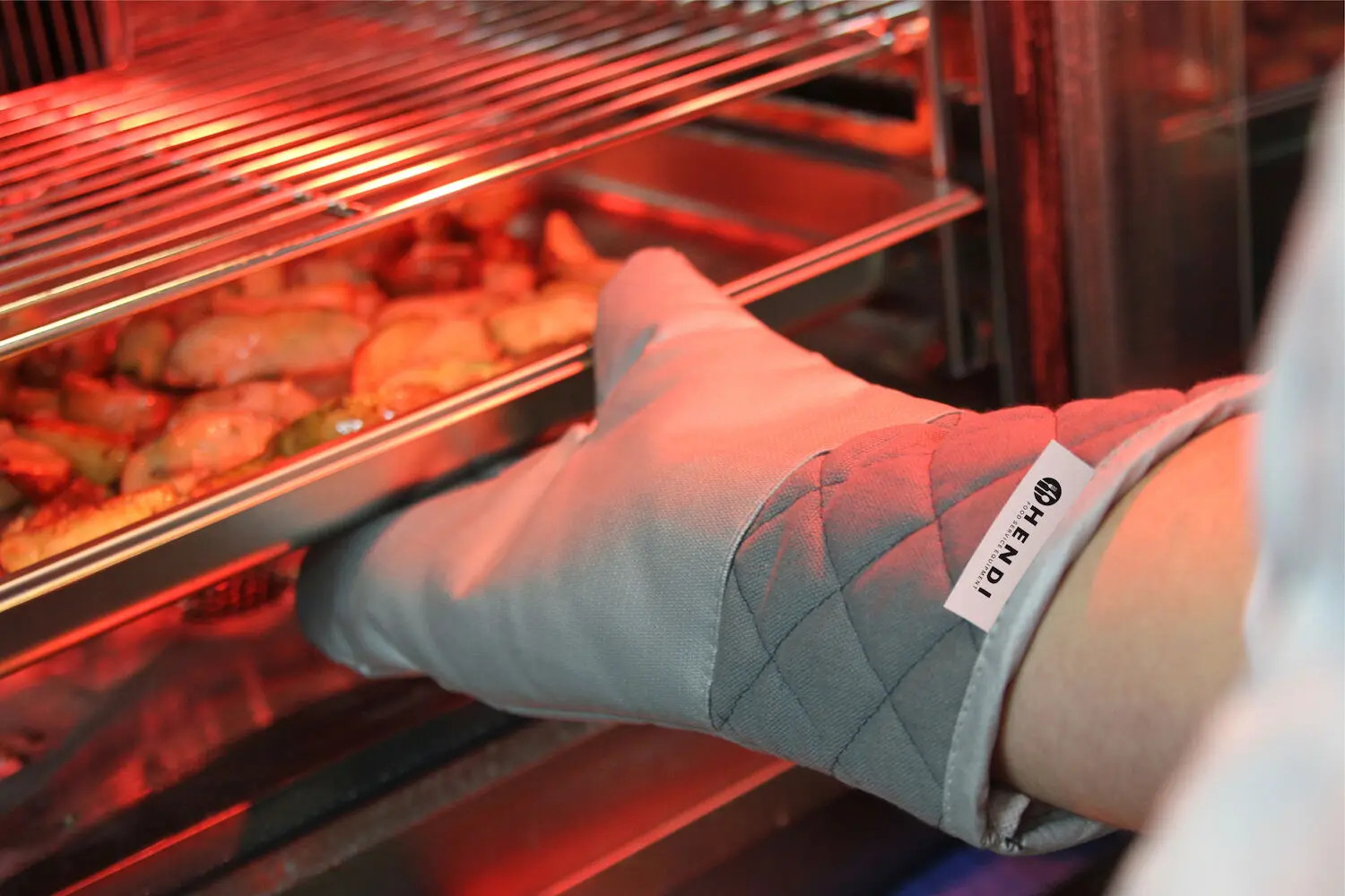 Guanti da forno fibra vetro 2pz HENDI