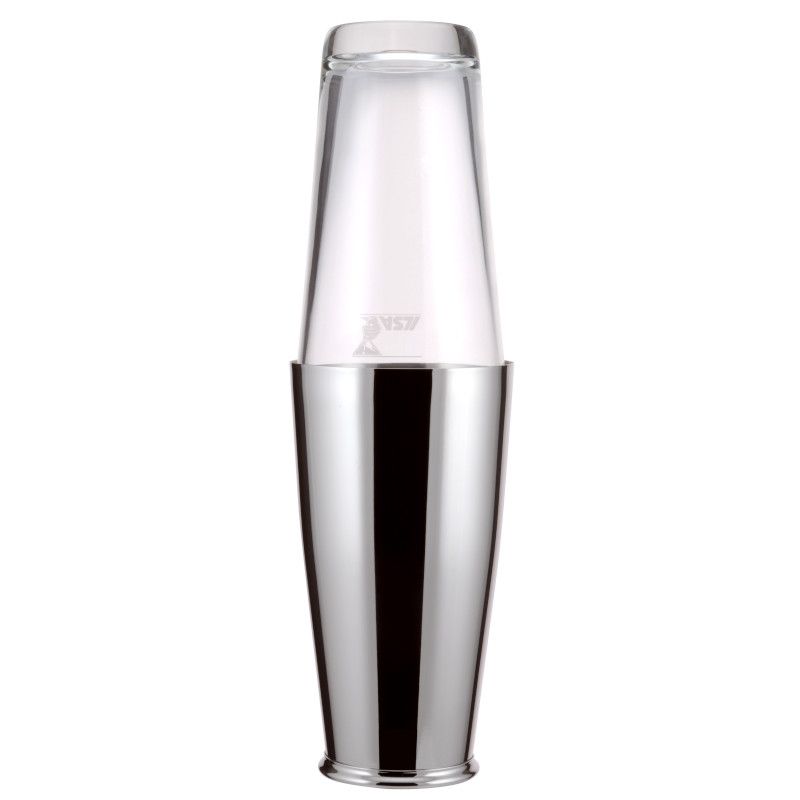 Shaker Boston S.165 Inox piede + bicchiere vetro