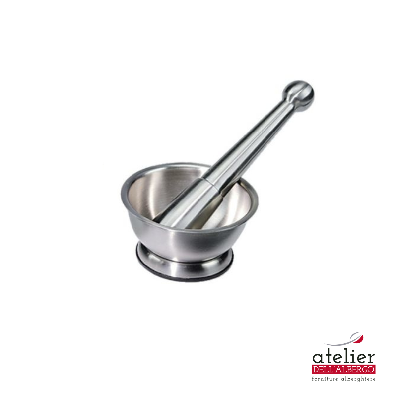 Mortaio con pestello Inox ø12 cm ILSA