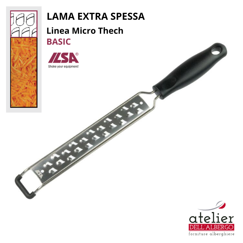 Grattugia Lama Extra Spessa Inox PP micro-affilata