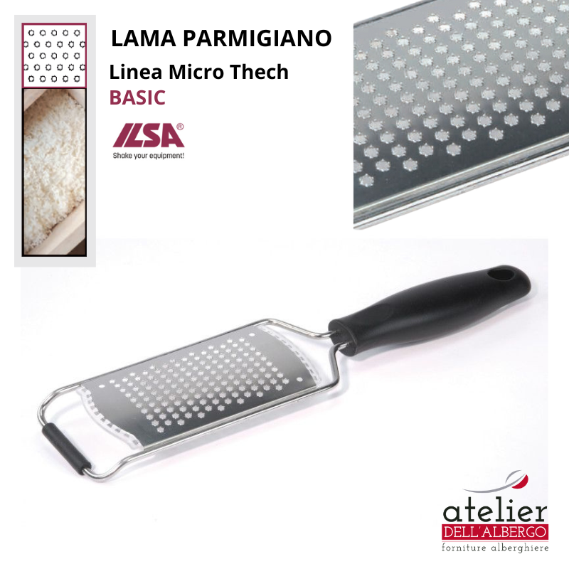 Grattugia Lama Parmigiano Inox PP micro-affilata