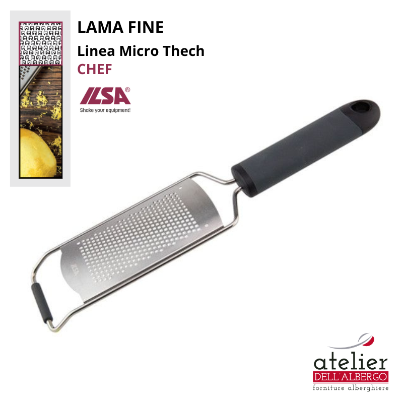 Grattugia Lama Fine Inox PP TPR micro-affilata