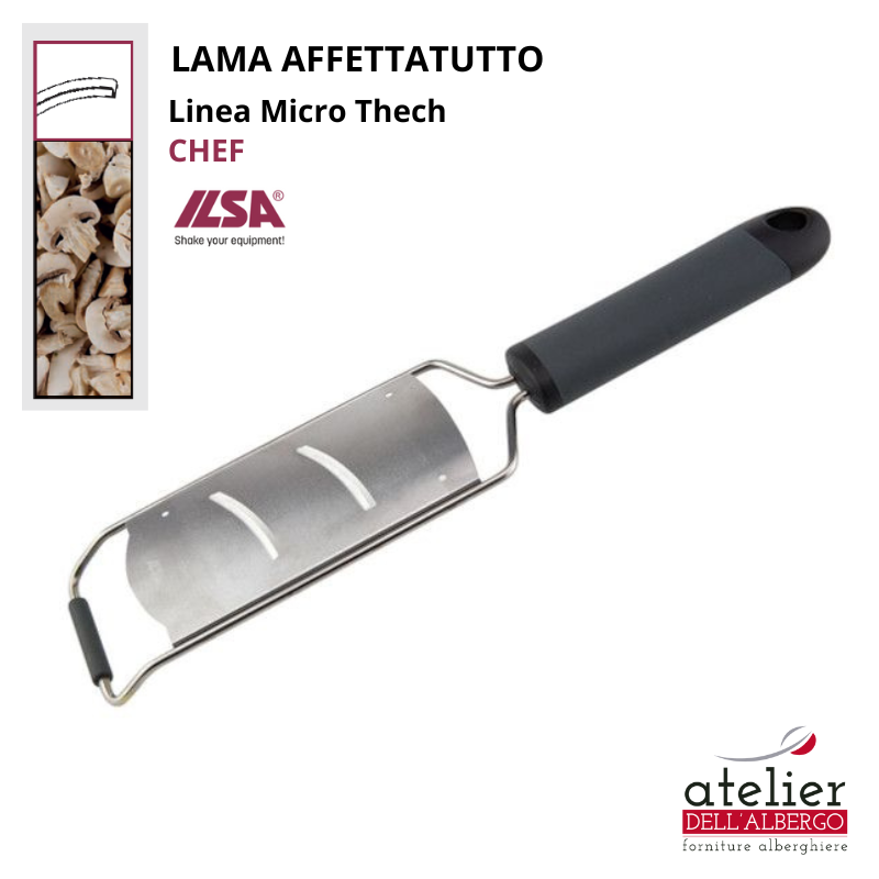 Grattugia Lama Affettatutto Inox PP TPR micro-affi