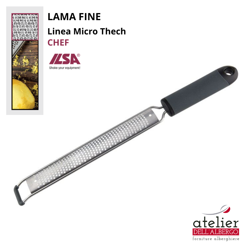 Grattugia Lama Fine Inox PP TPR micro-affilata