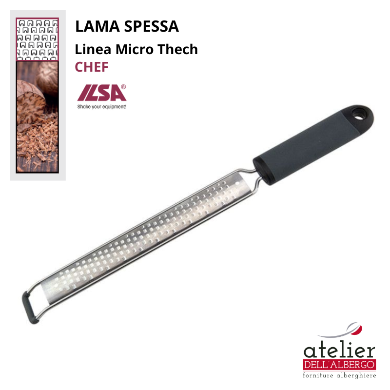 Grattugia Lama Spessa Inox PP TPR micro-affilata