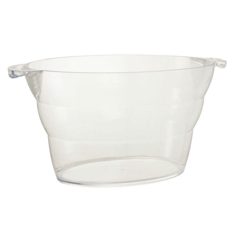 Secchiello Champagne acrilico 47x29cm h24cm