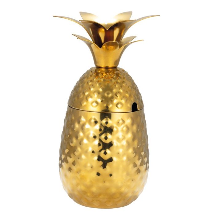 Pineapple cocktail cup Inox 55cl ILSA PVD Oro