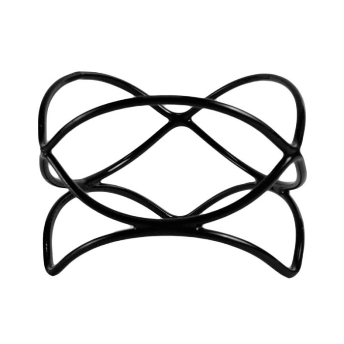 DANCE Stand antiscivolo nero 21,5x21,5xh15cm