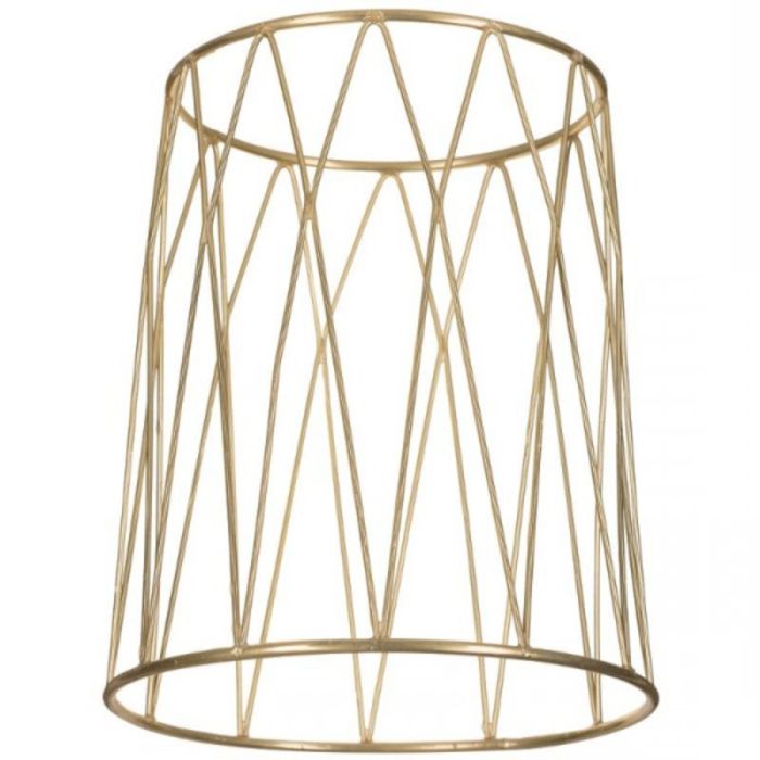 CROWN Stand antiscivolo oro 25x21,2xh30cm