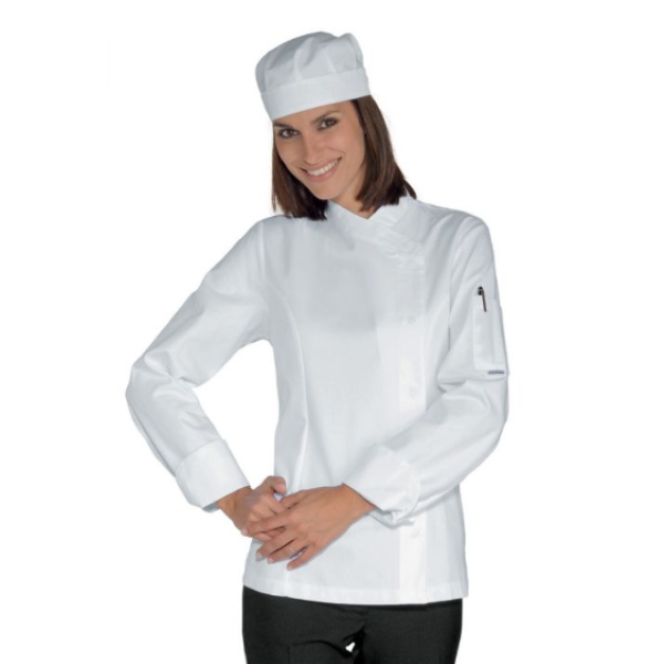 GIACCA LADY SUPER STRETCH BIANCO 97% COTTON  3% SP