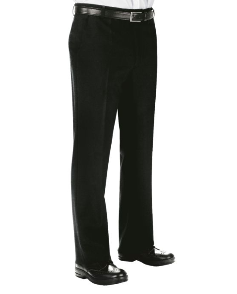 PANTALONE UOMO S/PINCES NERO