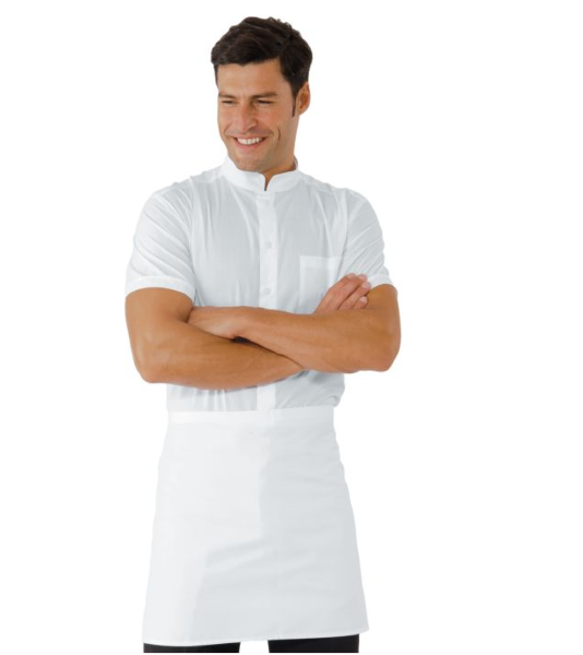 GREMBIULE VITA CM 70X46 S/TASCA BIANCO