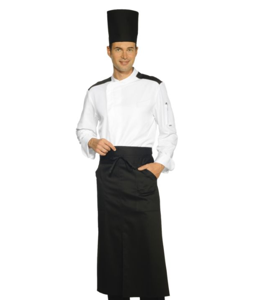 GREMBIULE VERSAILLES CON SPACCO NERO