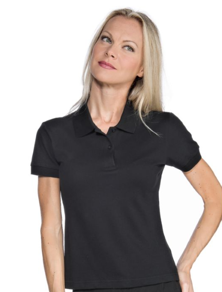 POLO DONNA STRETCH NERO